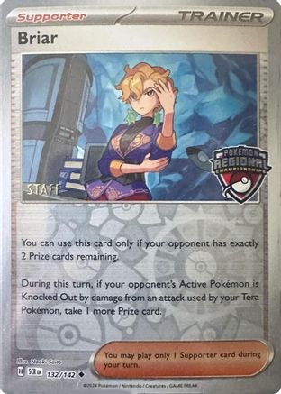 Briar (Regional Championship) [Staff] (132/142) Reverse Holofoil [League & Championship Cards] - Uncommon