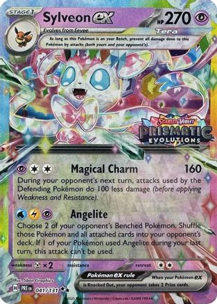 Sylveon ex (Prismatic Evolutions Stamp) (041/131) Holofoil [Miscellaneous Cards & Products] - Promo