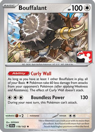 Bouffalant (119/142) Holofoil [Prize Pack Series Cards] - Rare