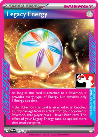 Legacy Energy (167) Holofoil [Prize Pack Series Cards] - ACE SPEC Rare