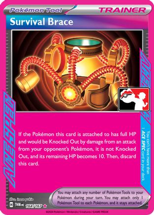 Survival Brace (164) Holofoil [Prize Pack Series Cards] - ACE SPEC Rare