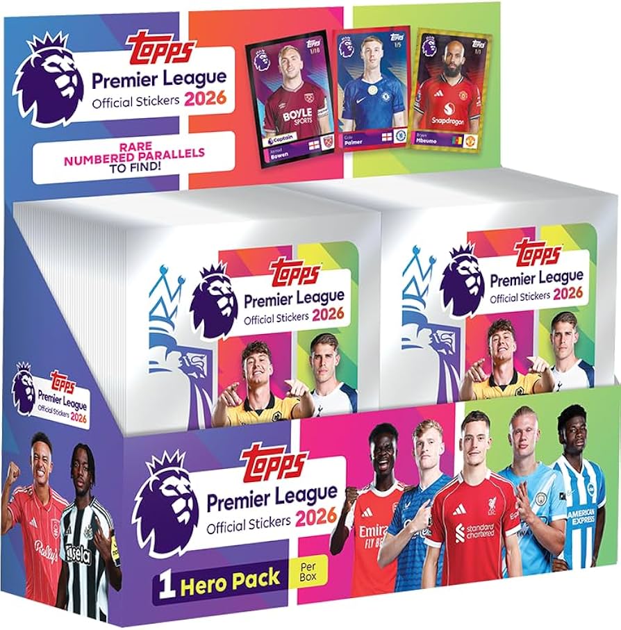 2025-26 Topps Premier League Sticker Box