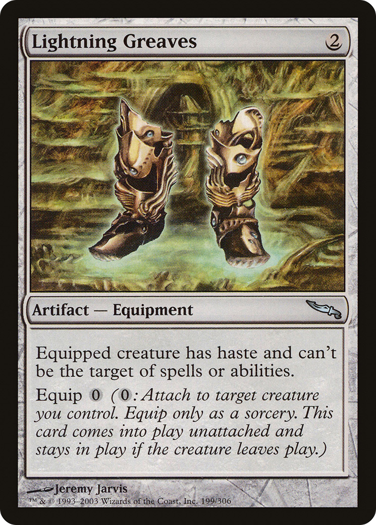 Lightning Greaves (MRD-199) - Mirrodin