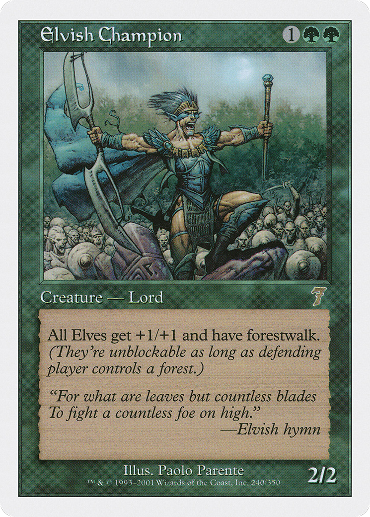 Elvish Champion (7ED-240) - 7th Edition Foil