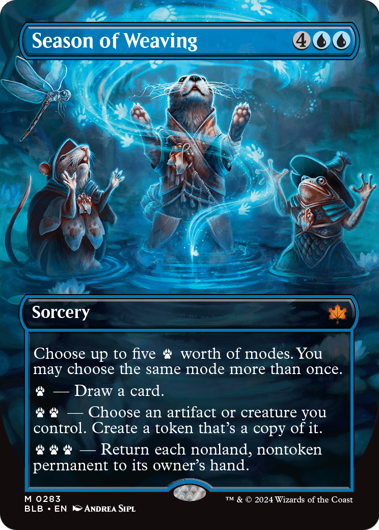 Season of Weaving (Borderless) (BLB-283) - Bloomburrow