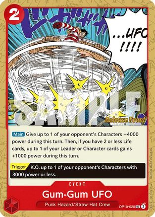 Gum-Gum UFO (OP10-020) - Royal Blood Release Event Cards