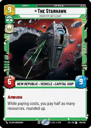 The Starhawk - Prototype Battleship (105/262) - Jump to Lightspeed