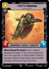 Fett's Firespray - Feared Silhouette (Foil) (738) - Jump to Lightspeed Foil