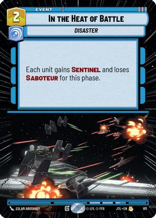 In the Heat of Battle (Hyperspace Foil) (811) - Jump to Lightspeed Foil