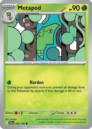 Metapod (002) [Journey Together] - Common