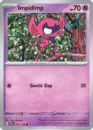 Impidimp (071) Reverse Holofoil [Journey Together] - Common