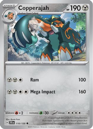Copperajah (110) Reverse Holofoil [Journey Together] - Uncommon