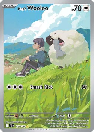 Hop's Wooloo (170/159) Holofoil [Journey Together] - Illustration Rare