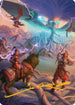 All-Out Assault Art Card (50/54) (Gold-Stamped Signature) (AATDM-050) - Art Series: Tarkir: Dragonstorm