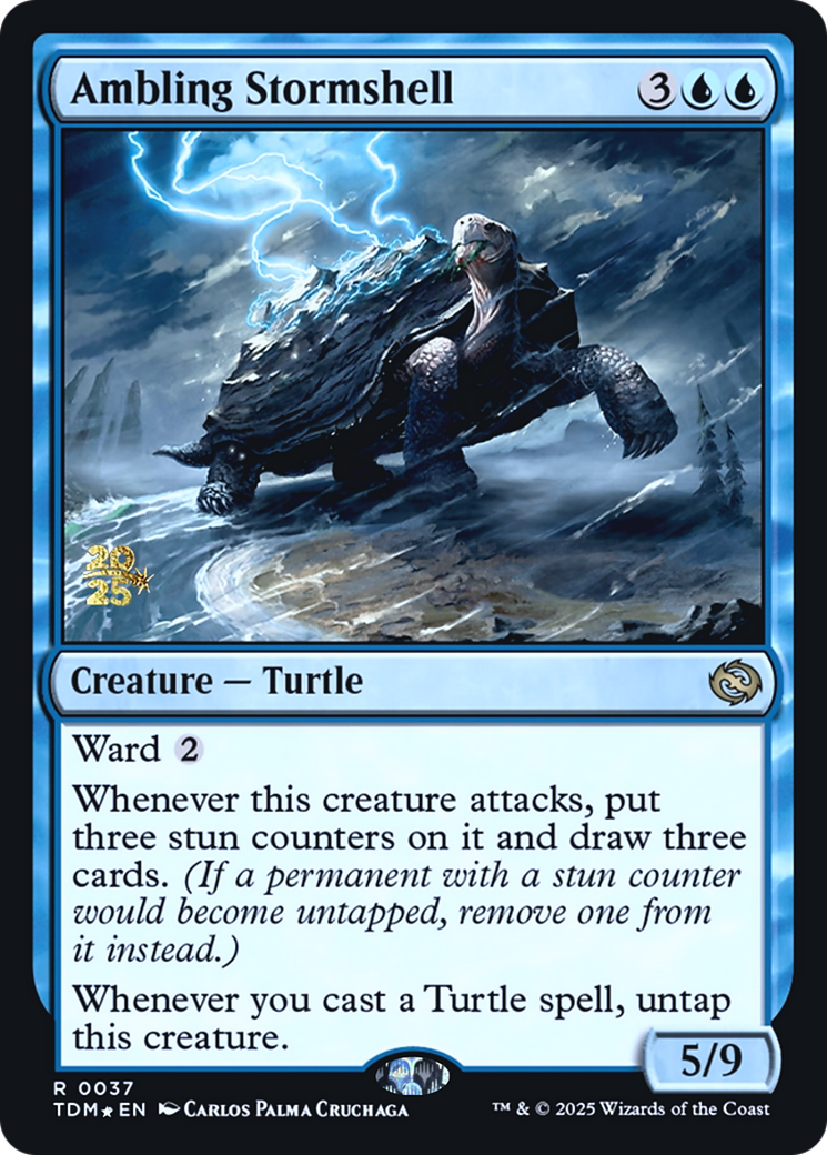Ambling Stormshell (PRE-037) - Prerelease Cards Foil