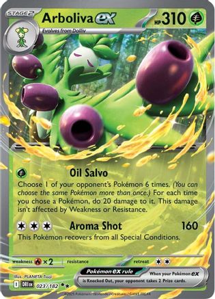 Arboliva ex (023) Holofoil [Destined Rivals] - Double Rare