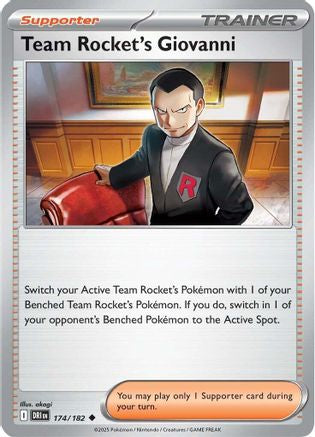 Team Rocket's Giovanni (174) [Destined Rivals] - Uncommon