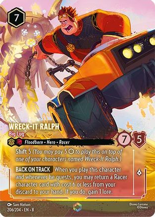 Wreck-It Ralph - Big Lug (Enchanted) (206/204) - Reign of Jafar Holofoil