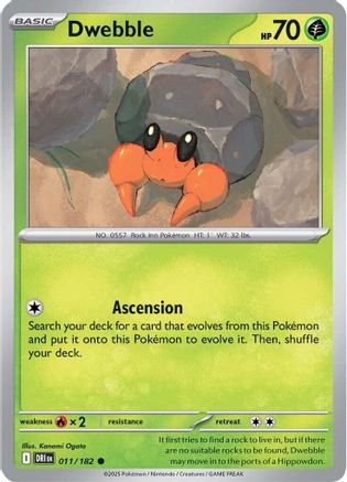 Dwebble (011) [Destined Rivals] - Common