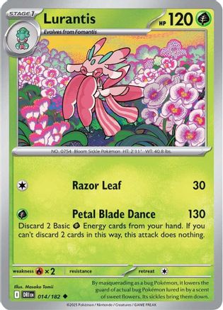 Lurantis (014) Reverse Holofoil [Destined Rivals] - Uncommon