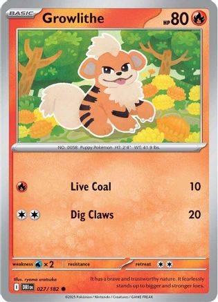 Growlithe (027) [Destined Rivals] - Common