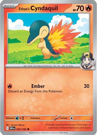 Ethan's Cyndaquil (032) [Destined Rivals] - Common