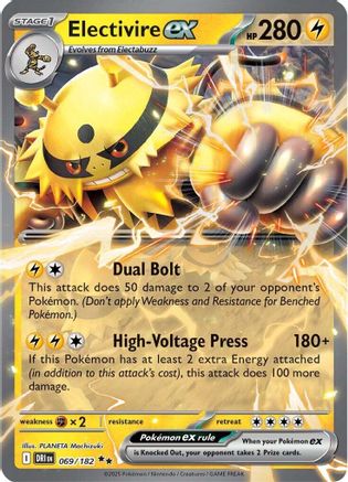 Electivire ex (069/182) Holofoil [Destined Rivals] - Double Rare