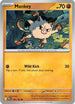 Mankey (090) Reverse Holofoil [Destined Rivals] - Common