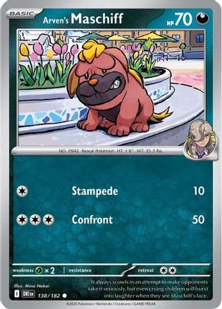 Arven's Maschiff (138) [Destined Rivals] - Common