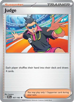 Judge (167/182) Reverse Holofoil [Destined Rivals] - Uncommon