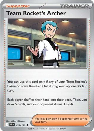 Team Rocket's Archer (170/182) [Destined Rivals] - Uncommon