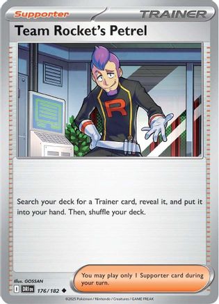 Team Rocket's Petrel (176/182) [Destined Rivals] - Uncommon