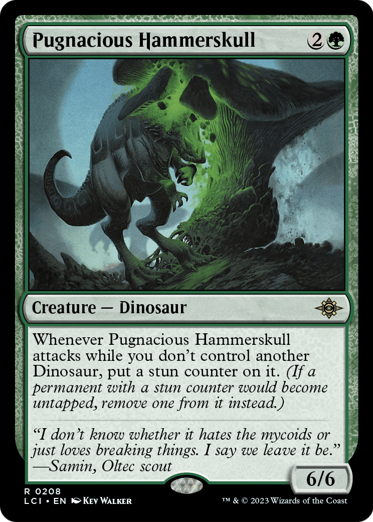 Pugnacious Hammerskull (LCI-208) - The Lost Caverns of Ixalan