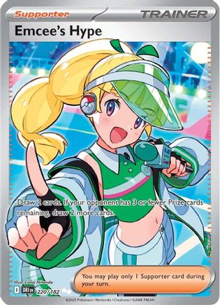 Emcee's Hype (220/182) Holofoil [Destined Rivals] - Ultra Rare
