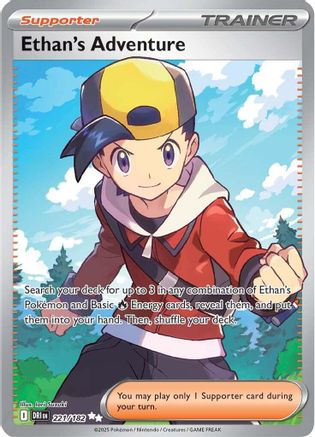 Ethan's Adventure (221/182) Holofoil [Destined Rivals] - Ultra Rare