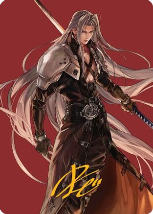 Sephiroth, Fabled SOLDIER Art Card (Gold-Stamped Signature) (AAFIN-044) - Art Series: FINAL FANTASY