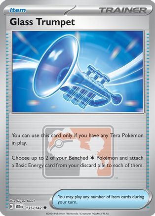 Glass Trumpet (135) Reverse Holofoil [League & Championship Cards] - Promo