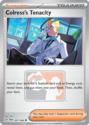 Colress's Tenacity (057) Reverse Holofoil [League & Championship Cards] - Promo