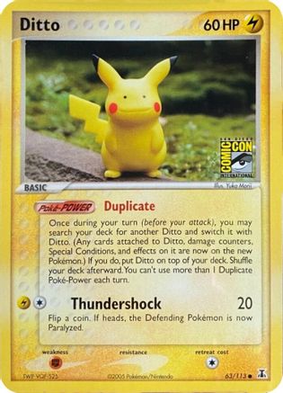 Ditto (SDCC Stamp) (039/113) [Miscellaneous Cards & Products] - Uncommon