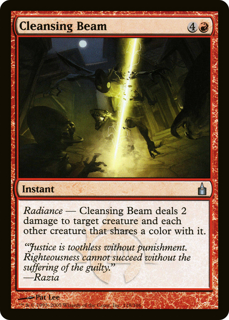 Cleansing Beam (RAV-118) - Ravnica: City of Guilds Foil