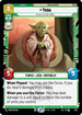 Yoda - My Ally is the Force (Foil) (603) - Legends of the Force Foil