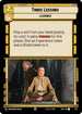 Three Lessons (Foil) (727) - Legends of the Force Foil