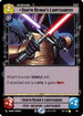 Darth Revan's Lightsabers (Foil) (740) - Legends of the Force Foil