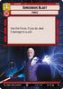 Sorcerous Blast (Hyperspace Foil) (912) - Legends of the Force Foil
