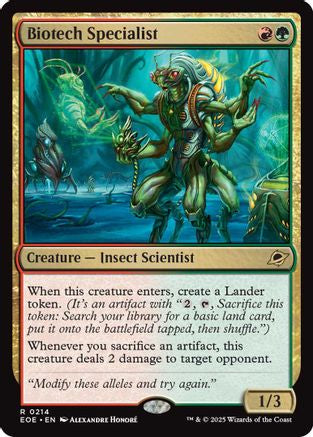 Biotech Specialist (EOE-214) - Edge of Eternities Foil