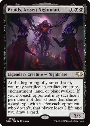 Braids, Arisen Nightmare (EOC-082) - Commander: Edge of Eternities