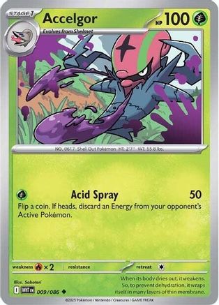 Accelgor (009) [SV White Flare] - Uncommon