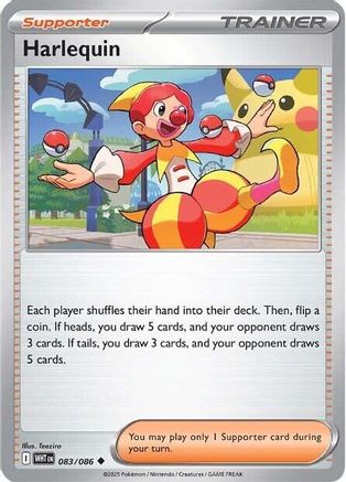 Harlequin (083) Reverse Holofoil [SV White Flare] - Uncommon