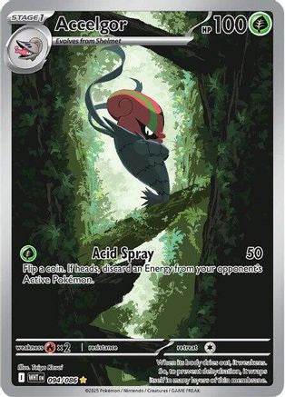 Accelgor (094/086) Holofoil [SV White Flare] - Illustration Rare