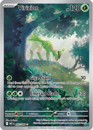 Virizion (095/086) Holofoil [SV White Flare] - Illustration Rare